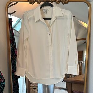 New Look Cream Button-Down Shirt